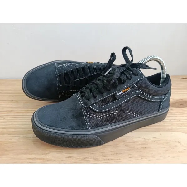 Vans Old Skool Cordura Mix Black - Men's Size 7 US (Women's 8.5) - Pre-owned - Image 2