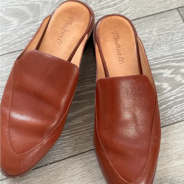 Madewell The Frances Leather Mule Slip On Sz 10 - Image 5