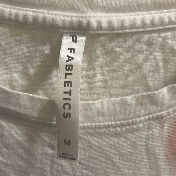 ✨Fabletics Micah Muscle White Sz Medium Tank✨ - Image 7