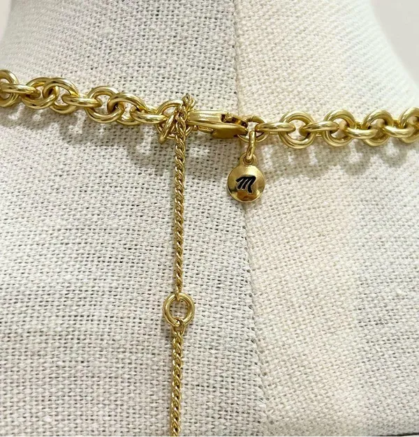 Coach Gold Heart Charm Necklace NWT - Image 7