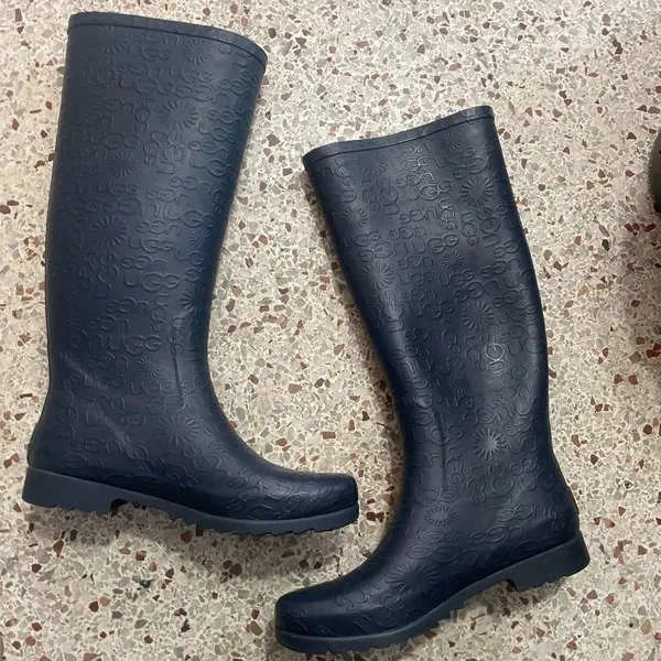 Ugg’s women’s tall blue Wiltshire rain boots 8 - Image 8