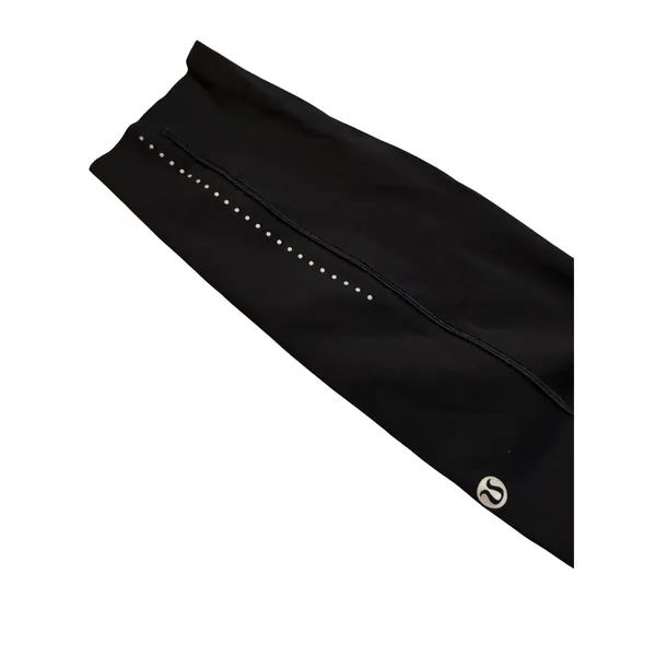 Lululemon Size 2-4 Black Leggings Ankle Pockets Reflective Dots High Rise - Image 2