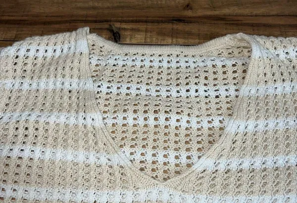 striped sweater White Size M - Image 3