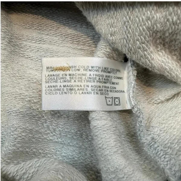NWT‎ AG Adriano Goldschmied | Hoodie Light Grey | Women's XS ZCPY70919 - Image 9