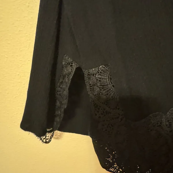 Eyeshadow Black Lace Detail Camisole - Image 5
