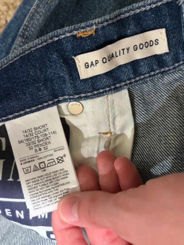 Gap Work Force High Rise Carpenter Jeans Medium Indigo - Image 12