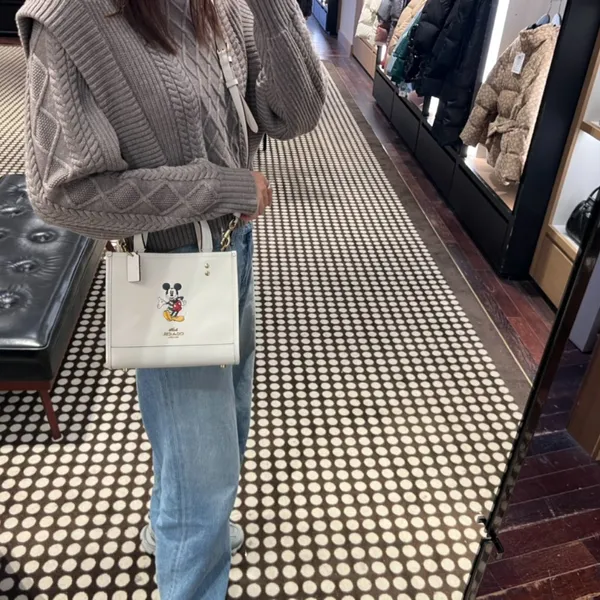 coach Disney X Coach Dempsey Tote Bag 22 With Mickey Mouse cm843 - Image 9