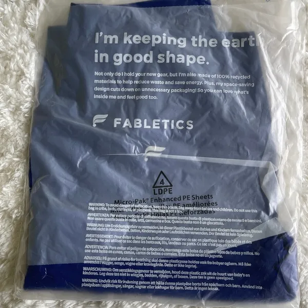 Fabletics Oasis PureLuxe High Waisted 2 inch Short Admiral Blue NEW XL Womens - Image 4