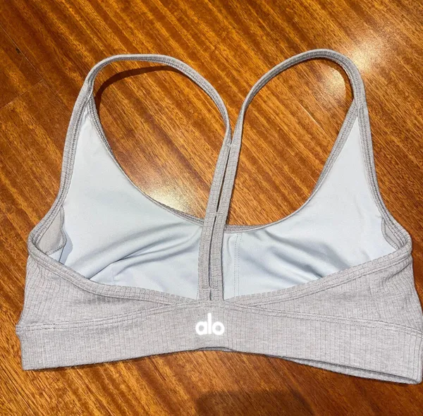 Alo Ribbed Blissful Bra xs - Image 3