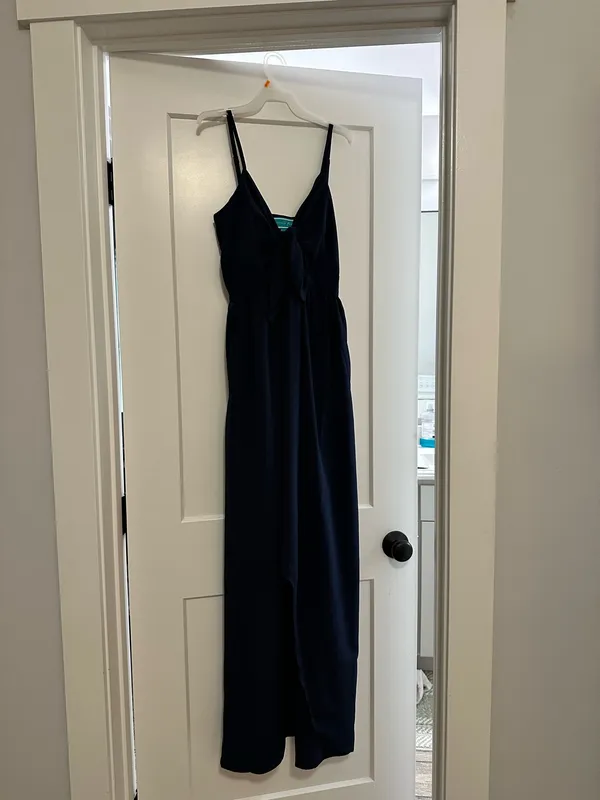 Navy long dress - Image 5