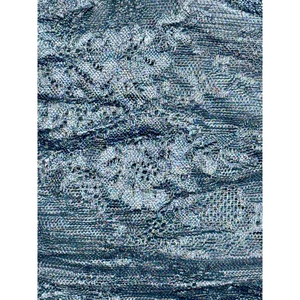 Abercrombie & Fitch Black Floral Lace Ruched Crop Top Blouse Womens Size S Small - Image 6