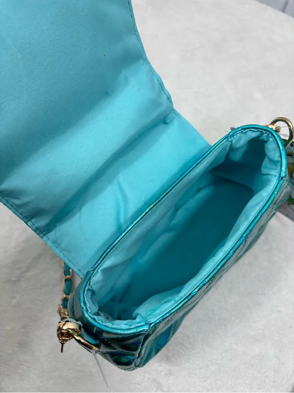 Disney Tinkerbell Character Handbag Quilted Mini Crossbody Bag NEW - Image 7