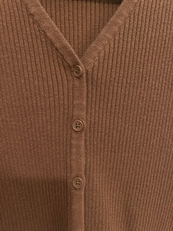 Brandy Melville Brown Long Sleeve From - Image 3