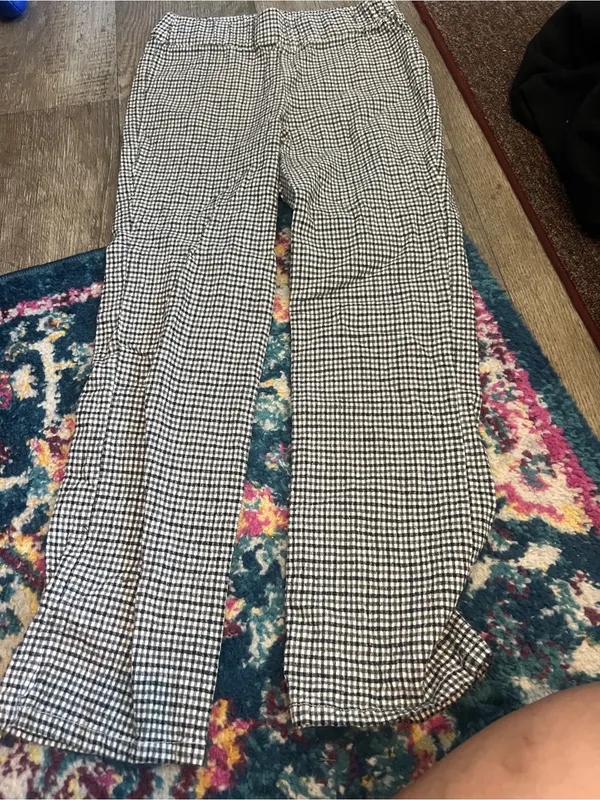Free people plaid trousers xs - Image 6