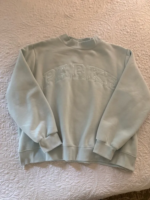Parke fleece mockneck icy blue - Image 2