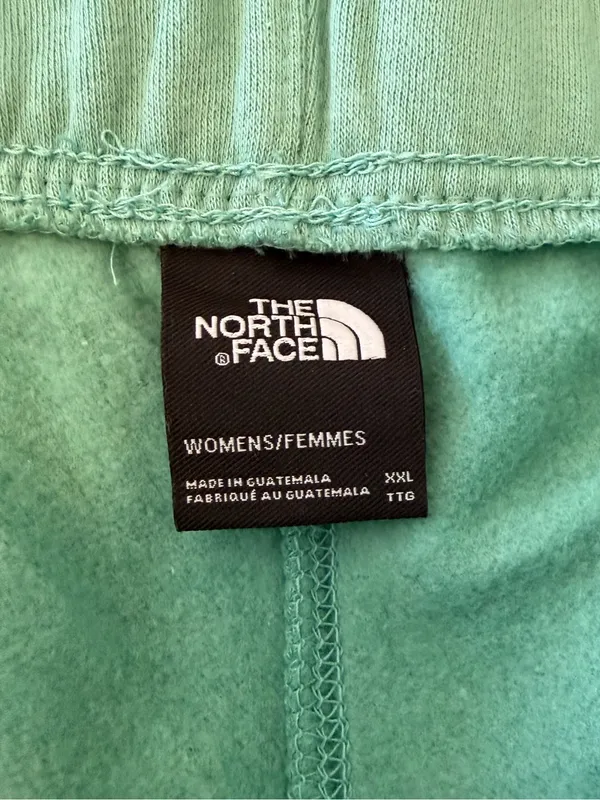 The North Face Women's Half Dome Fleece Shorts Blue Size XXL 2'' cotton blend - Image 3