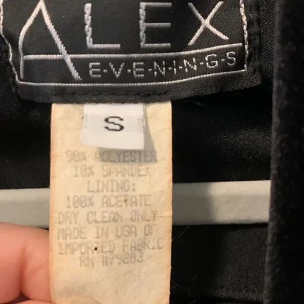 Alex Evenings Vintage Velvet Formal Jacket Size S Oversized Lightweight - Image 5