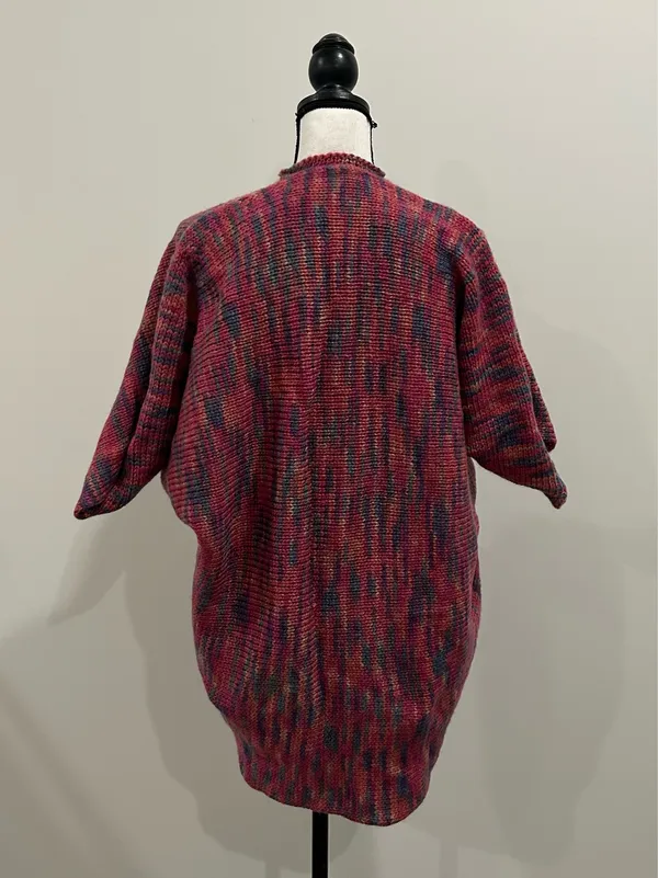 Hand Made Shrug Cardigan Red - Image 3