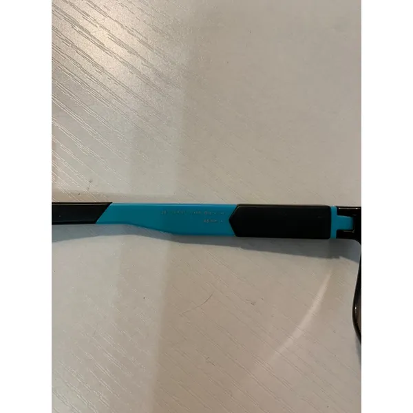 Oakley Field Day Youth Eyeglass Frames Black Ink/Turquoise - Image 3