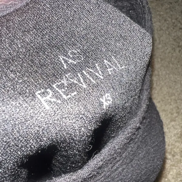 As Revival‎ Black cropped sweatshirt XS - Image 6