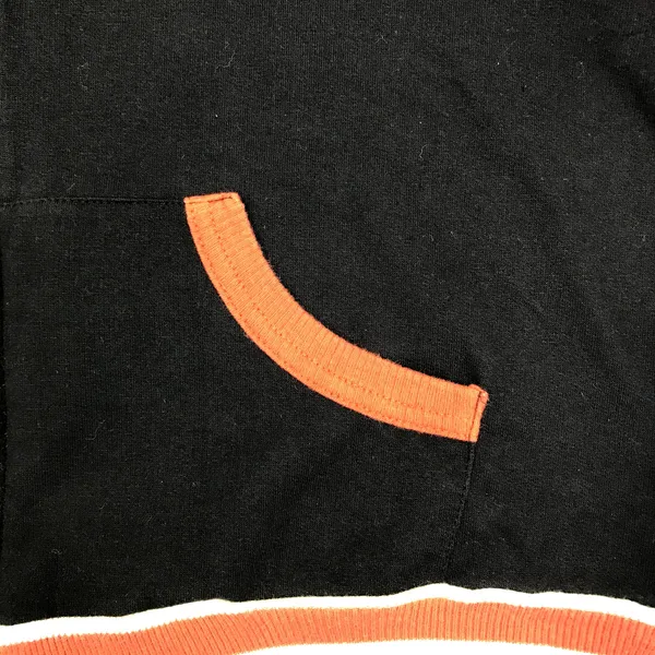 HARLEY DAVIDSON Full Zip Top Women L Black/Orange 2005 Festival Moto Biker VTG - Image 7