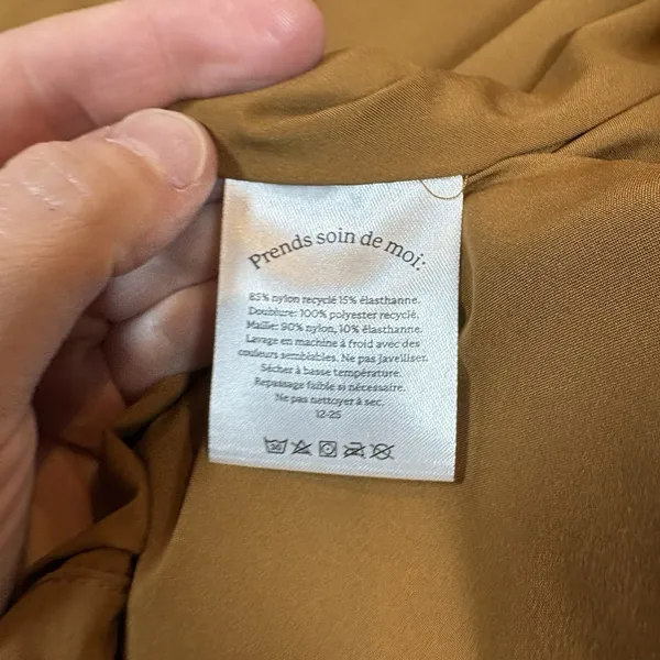 Halfdays Tan Nan Field‎ Jacket Sz XS Women's Nylon Blend Lightweight UPF 50 $145 - Image 5