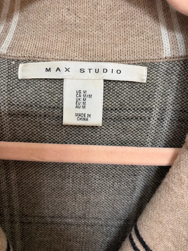 Max Studio Checkered soft blazer - Image 2