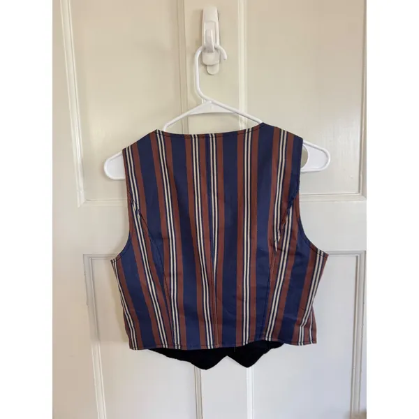 NWT Delia x Dolls Kill Soho Chic Striped Vest‎ size Medium - Image 4