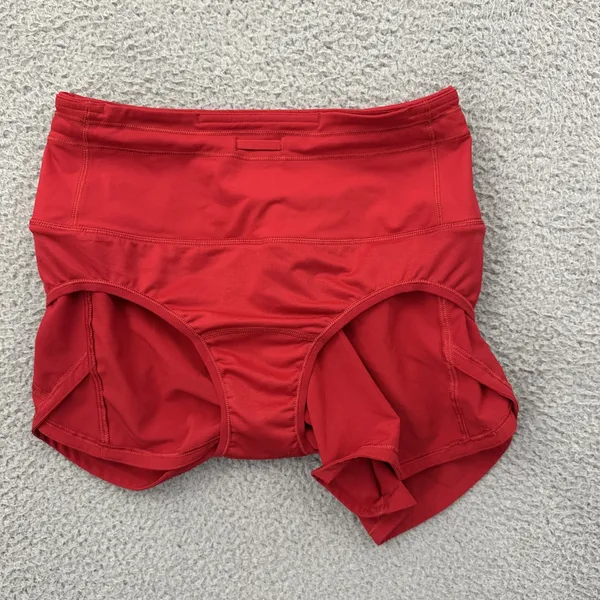 Lululemon Speed Up Shorts High Rise 4" Dark Red Athletic Athleisure Women's 2 - Image 3