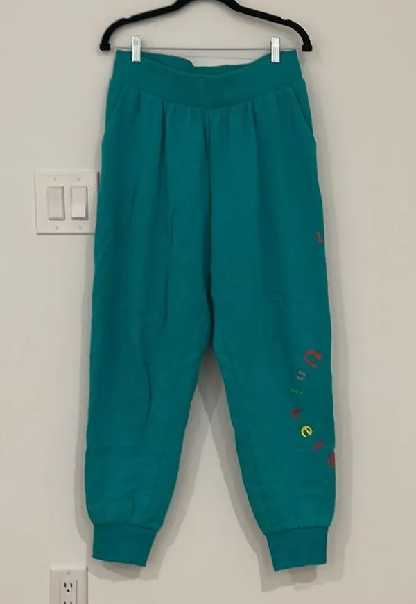 True Religion Teal Love Sweatpants - Image 3