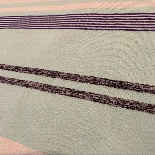 Lululemon Cool Racerback Groovy Stripe Static Wave Cadet Blue Size 8 - Image 8