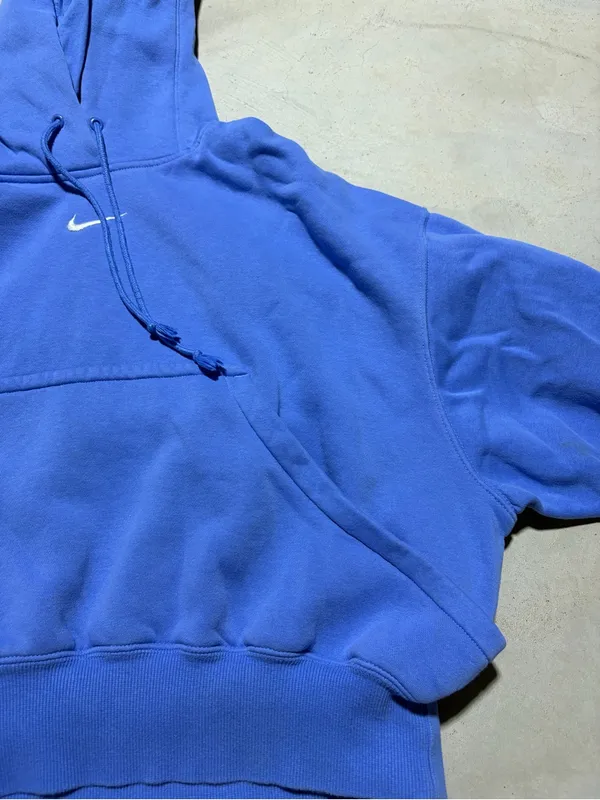 Nike blue Women's Hooded Pullover Sweatshirt XS - Image 8