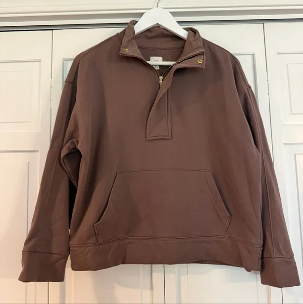 A New Day mauve collared pullover sweater size M - Image 2