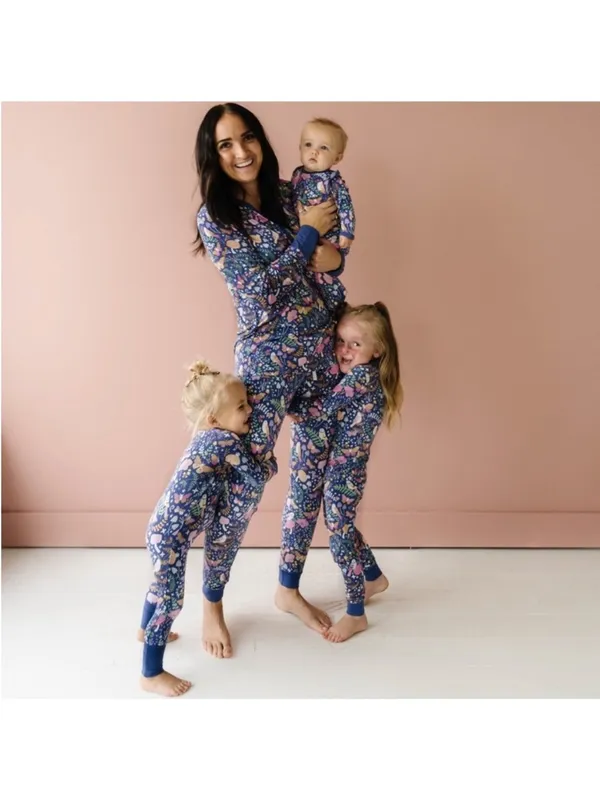 Little Sleepies Woodland Magic Twilight Women’s pajama set size small - Image 2
