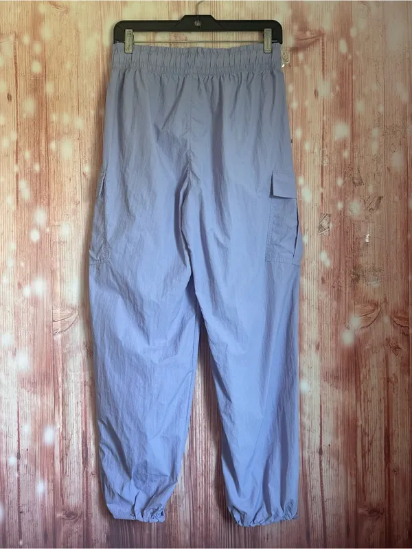 All In Motion Lilac Purple Cargo Windbreaker Parachute Pants Size S - Image 9