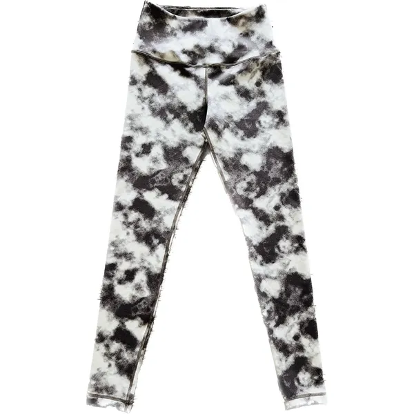 Tan + Lines Temescal Cny Leggings in Cocoa Clouds Yoga‎ S Small Tye Die - Image 4