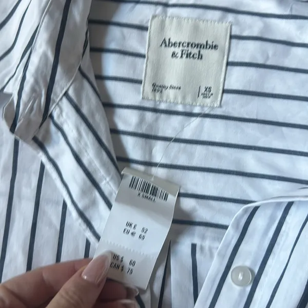 Abercombie & Fitch Stripped Button Up - Image 2