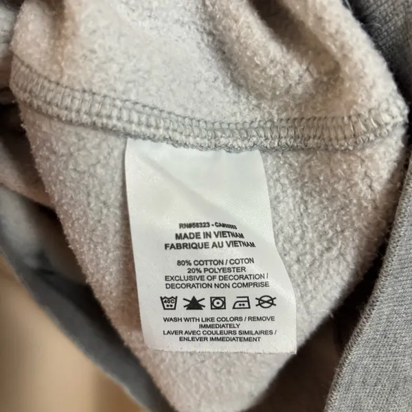 Nike Women's‎ Crewneck Sweatshirt Classic Swoosh Gray Size XS - Image 5