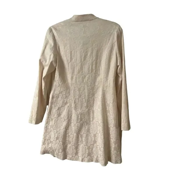 T. Bleu artsy boho jacket iridescent polka dot pattern sz Medium NWT - Image 3