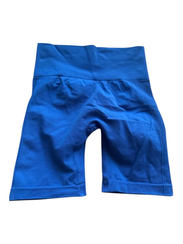 DiosaFit Shorts Vibrant Blue Athletic Booty Lift Size Small Gym Yoga Running - Image 2