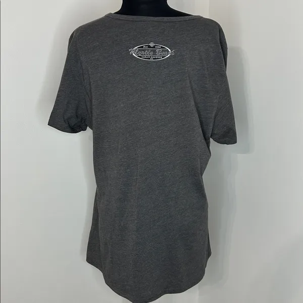 Harley-Davidson Women’s 2X Mesh Front Tee – Cool Gray - Image 3