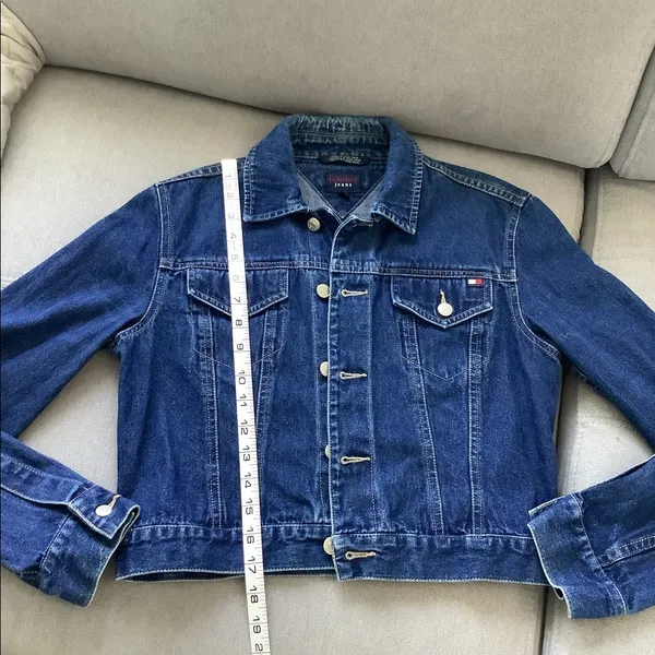 Tommy Hilfiger Nice Denim jacket EUC 💙 - Image 7