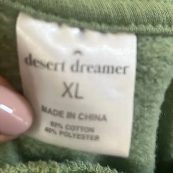Desert dreamer green pullover sweatshirt Size XL - Image 6