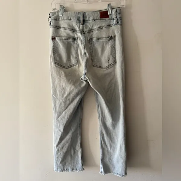 Urban‎ Outfitters BDG Kick Flare High-Rise Cropped Distressed Jeans - Image 4
