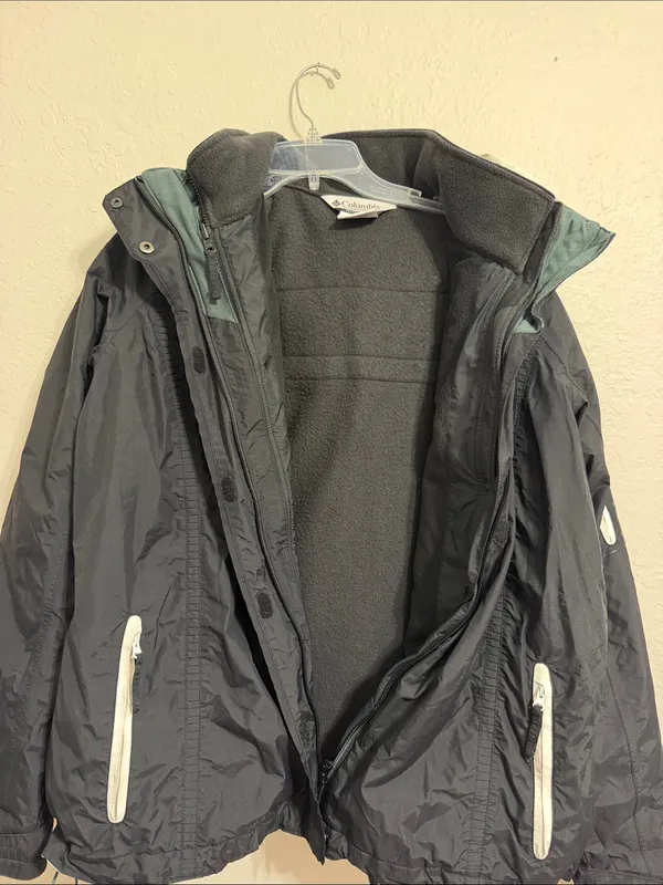 Columbia interchange double coat warm winter coat 2 coats in one bugaboo - Image 8