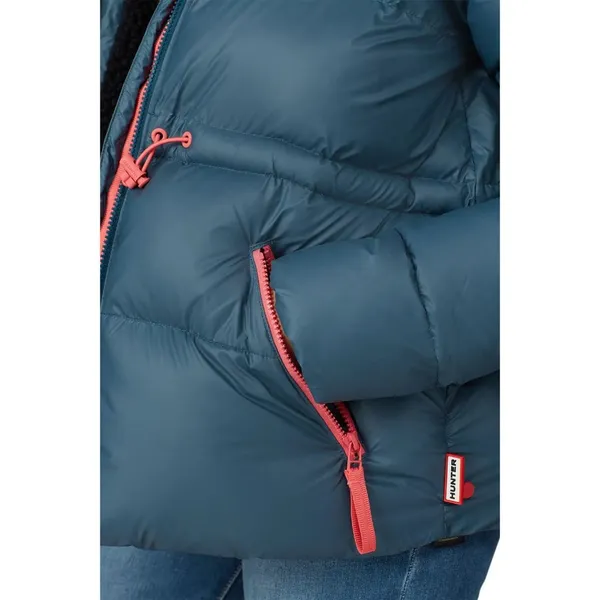 Hunter Original A Line Puffer Jacket Blue Womens Size Medium - Image 8