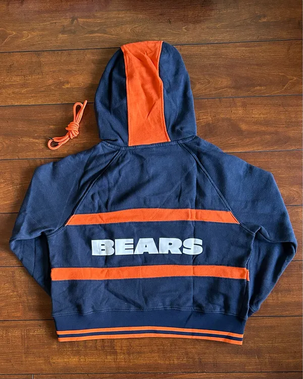 National Football League Team Apparel Bears Official Zip-up Hoodie - Image 3