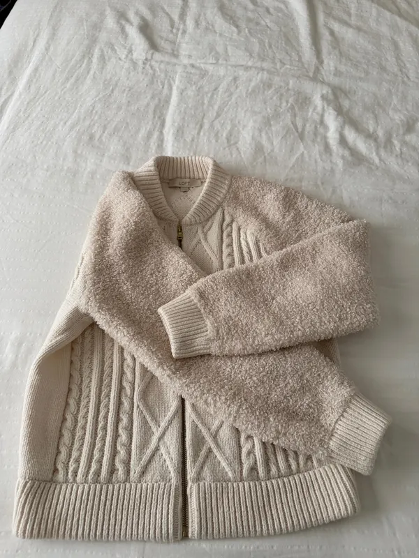 Loft Bomber Sweater Jacket - Image 4