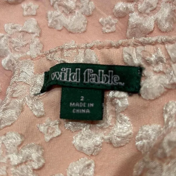 Wild Fable Pink floral mini skirt - Image 5