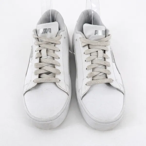 Puma Smash 3.0 Platform Sneakers Women 7.5 White Leather‎ Chunky Streetwear - Image 4